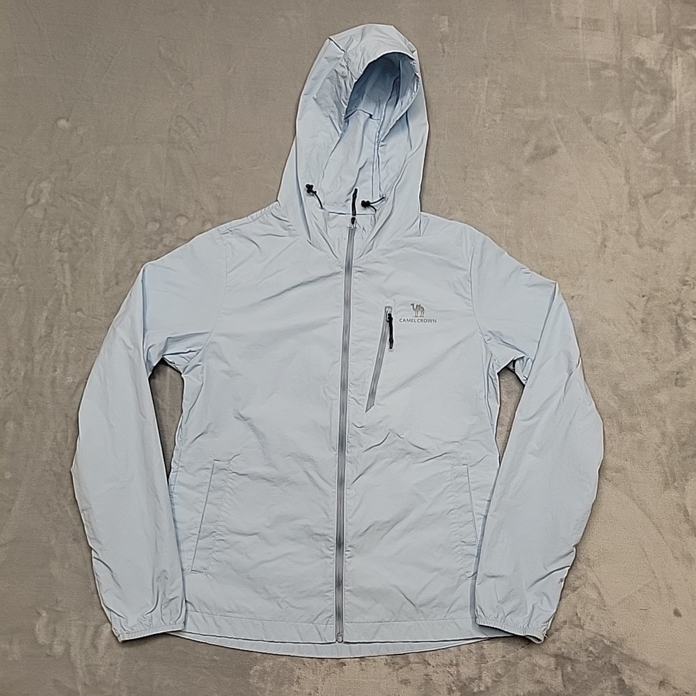 Camel Crown Sun Protection Jacket Womens M‎ Blue Technical Windbreaker Hiking